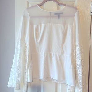 White BCBG blouse
